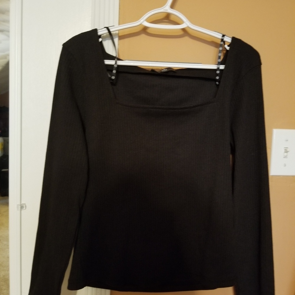 New Black Longsleeve Shirt